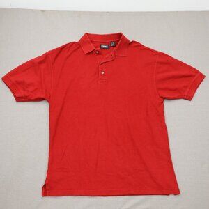 Mens Golf Polo Shirt Size M Medium Ping Collection Red Short Sleeve Very Nice
